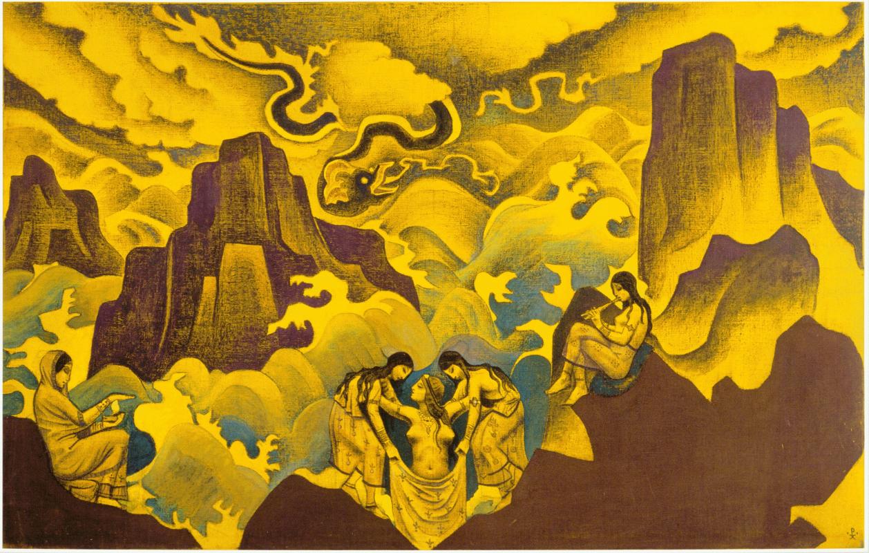 Н.К. Рерих. Змей (Рождение мистерий). 1924